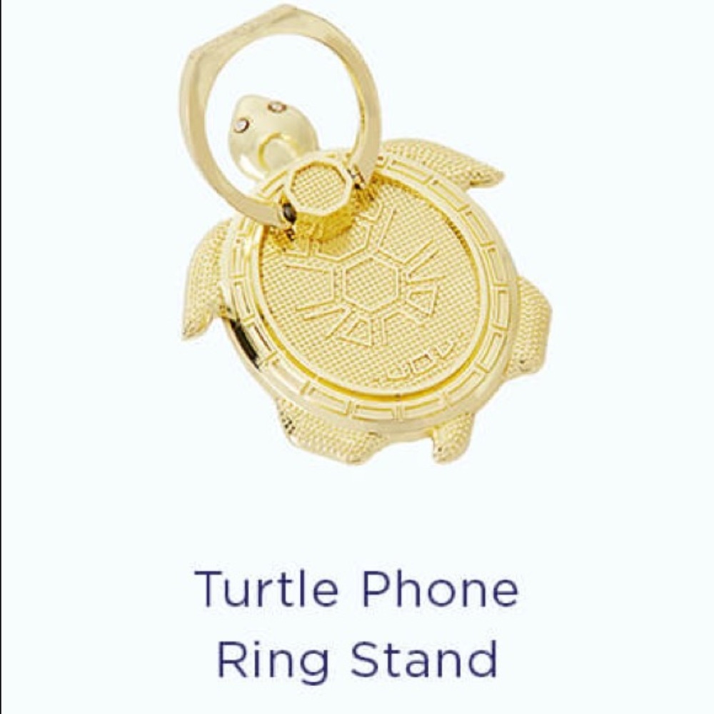 Lilly Pulitzer Turtle Phone Ring